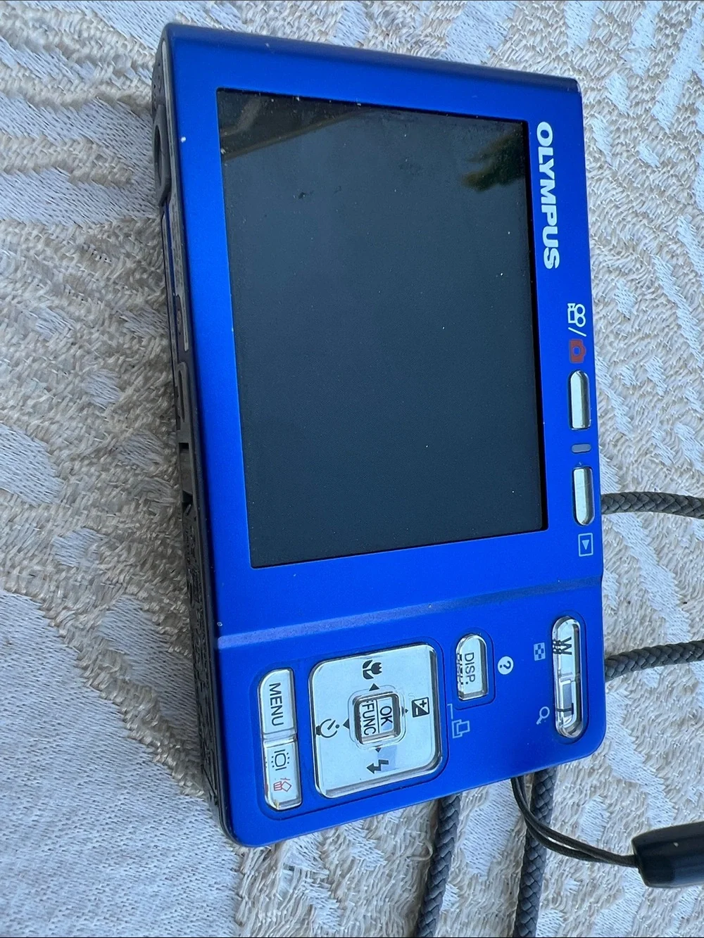 Olympus 8.0 Megapixel FE-360 Camera with accessories.